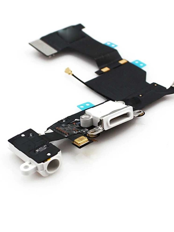 Apple Uyumlu iPhone Se Kulaklık Soketli Şarj Soketli Film Flex Beyaz