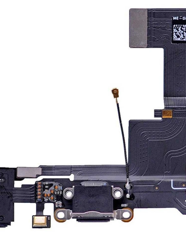 Apple Uyumlu iPhone Se Kulaklık Soketli Şarj Soketli Film Flex Siyah