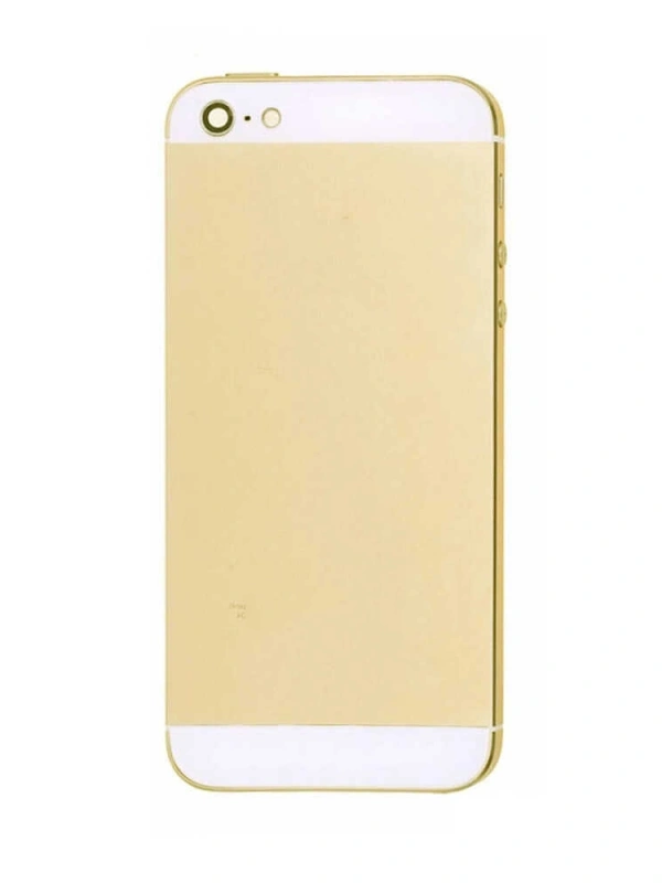 Apple Uyumlu iPhone 5 Kasa Gold Dolu