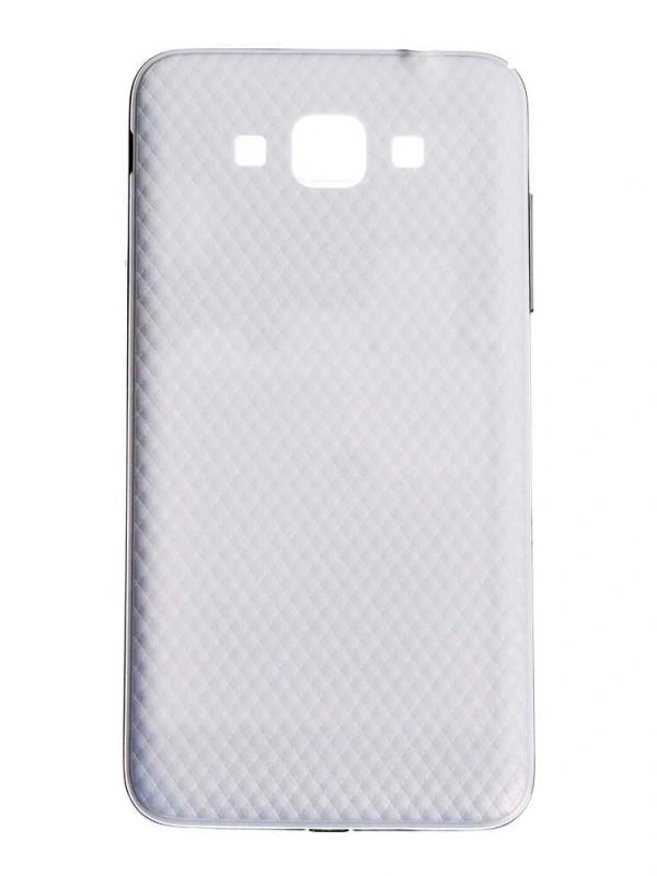 Samsung Uyumlu Galaxy Grand Max G7200 Kasa Kapak Beyaz Çıtasız