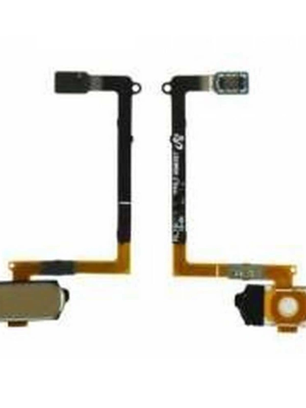Samsung Uyumlu Galaxy S6 G920 Home Tuş Bordu Filmi Gold