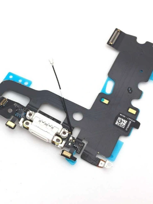 Apple Uyumlu iPhone 7 Şarj Soketli Mikrofon Filmi Flex Beyaz