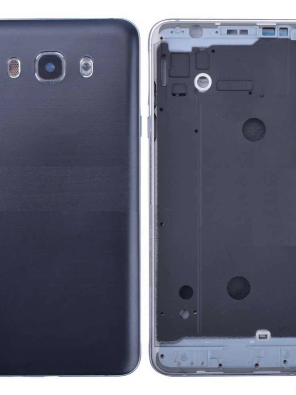 Samsung Uyumlu Galaxy J710 Kasa Kapak Siyah Çıtalı