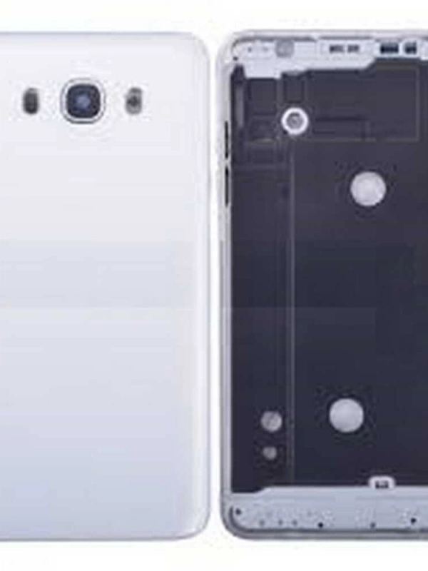 Samsung Uyumlu Galaxy J710 Kasa Kapak Beyaz Çıtalı