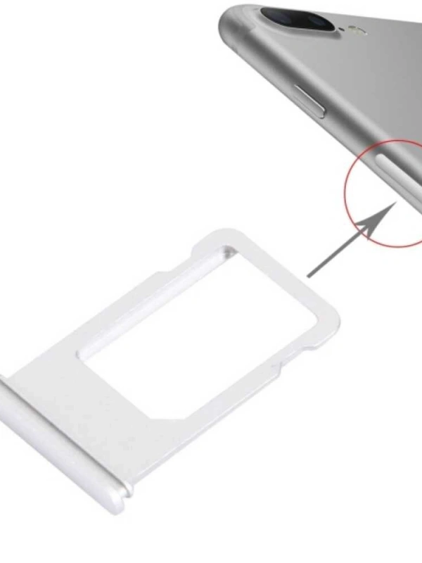 Apple Uyumlu iPhone 7 Plus Sim Kart Tepsisi Beyaz