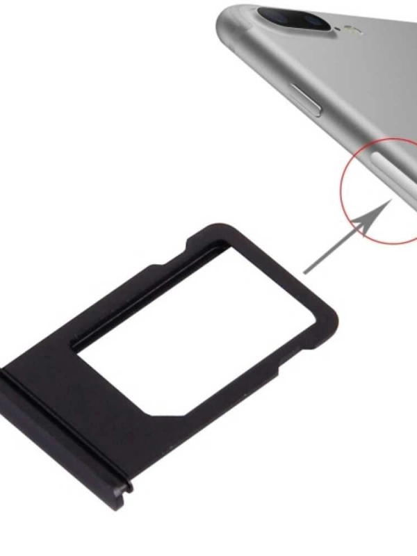 Apple Uyumlu iPhone 7 Plus Sim Kart Tepsisi Siyah