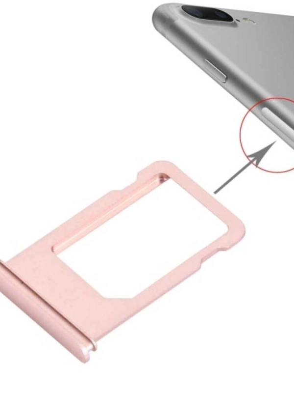 Apple Uyumlu iPhone 7 Plus Sim Kart Tepsisi Rose