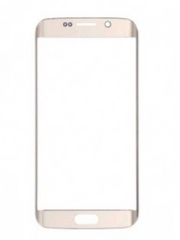 Samsung Uyumlu Galaxy S6 Edge G925 Touch Gold Çıtasız