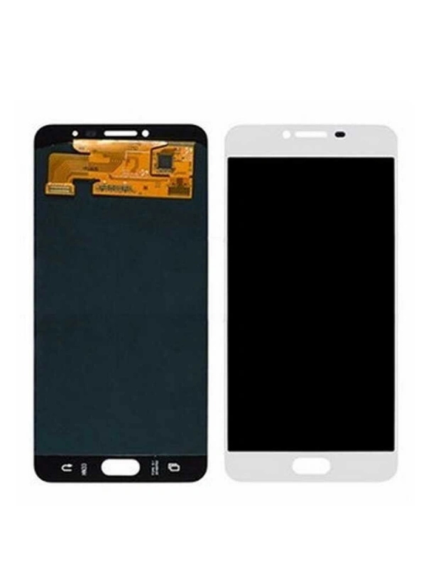 Samsung Uyumlu Galaxy C7 C7000 Lcd Ekran Beyaz Servis GH97-19135D