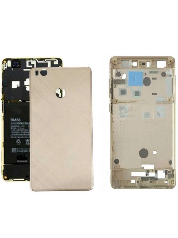 Xiaomi Uyumlu Mi 4s Kasa Kapak Gold Çıtalı