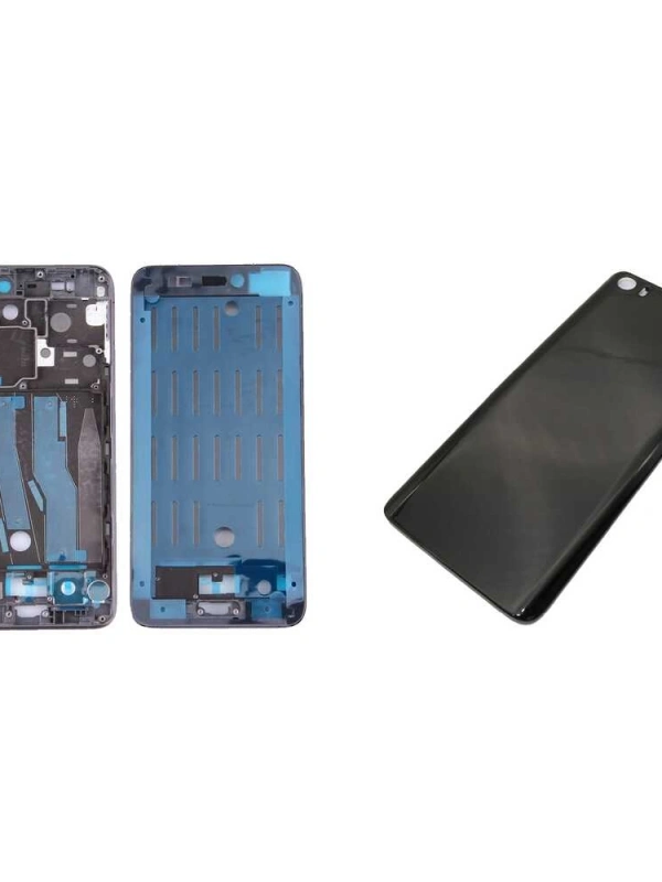 Xiaomi Uyumlu Mi 5 Kasa Kapak Siyah Çıtalı