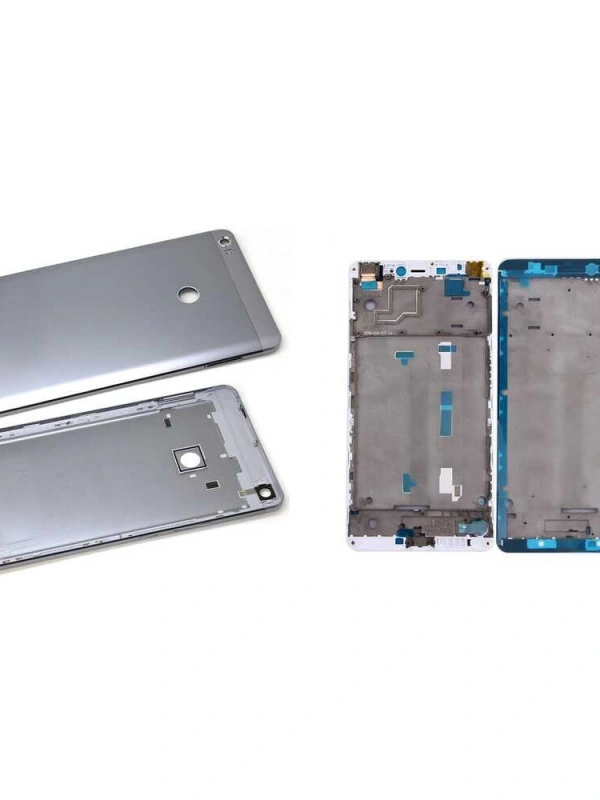 Xiaomi Uyumlu Mi Max Kasa Kapak Siyah Çıtalı