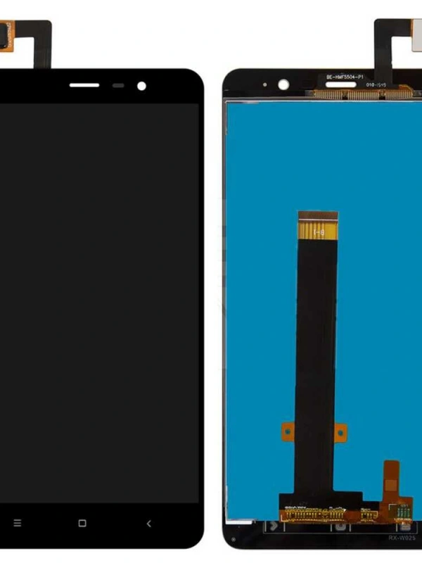 Xiaomi Uyumlu Redmi Note 3 Lcd Ekran Siyah Çıtasız