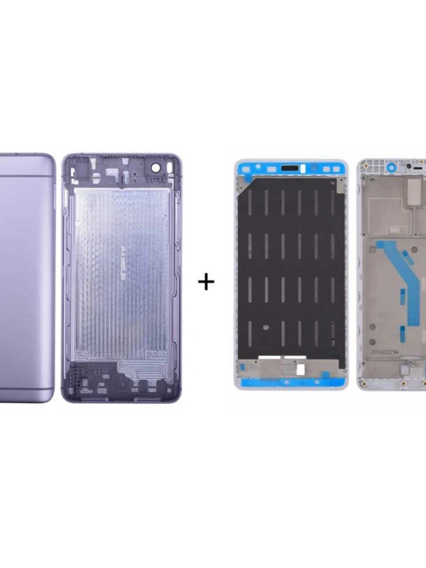 Xiaomi Uyumlu Mi 5s Kasa Kapak Siyah Çıtalı