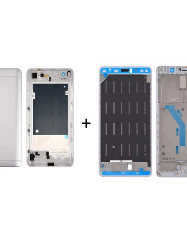 Xiaomi Uyumlu Mi 5s Kasa Kapak Beyaz Çıtalı