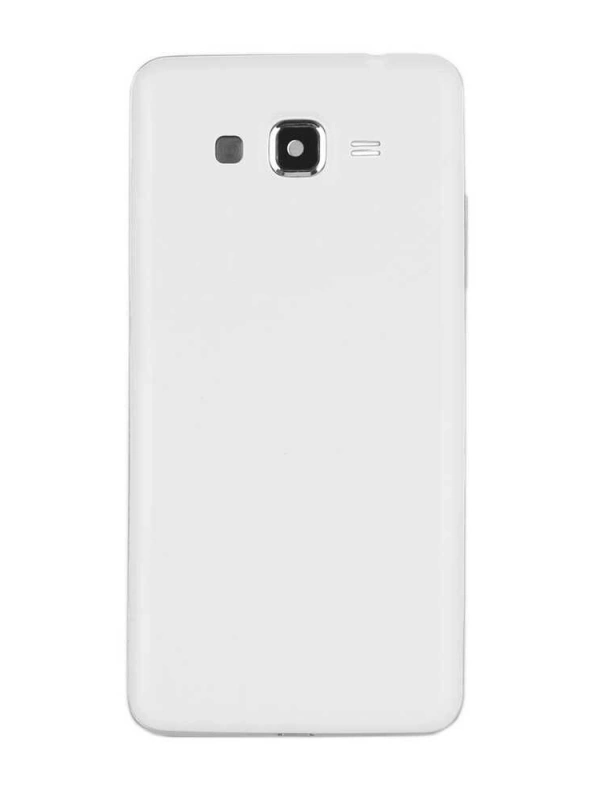 Samsung Uyumlu Galaxy Grand Prime G531 Kasa Kapak Beyaz No Duos Çıtasız