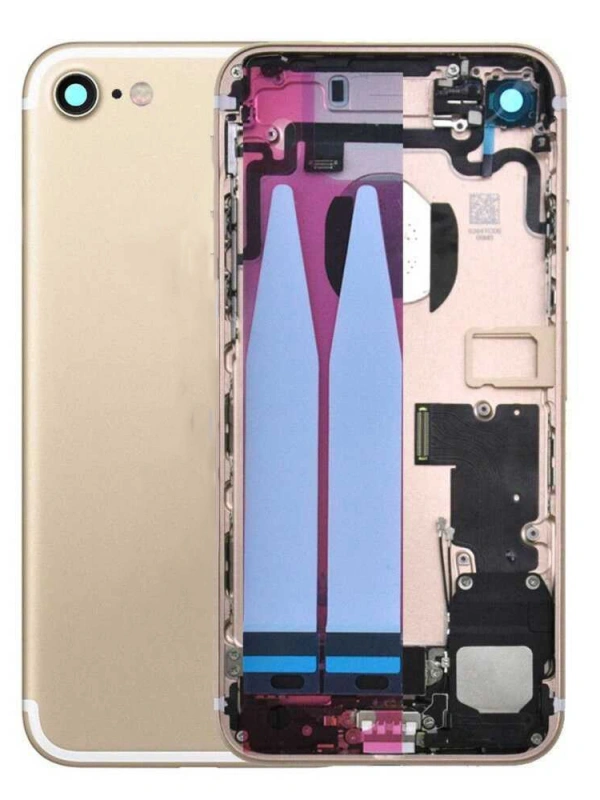 Apple Uyumlu iPhone 7 Kasa Gold Dolu