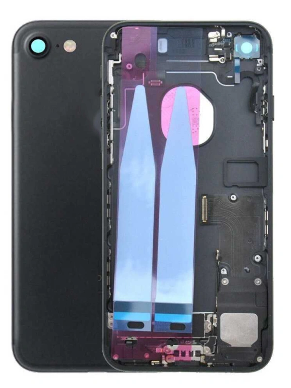 Apple Uyumlu iPhone 7 Kasa Siyah Dolu