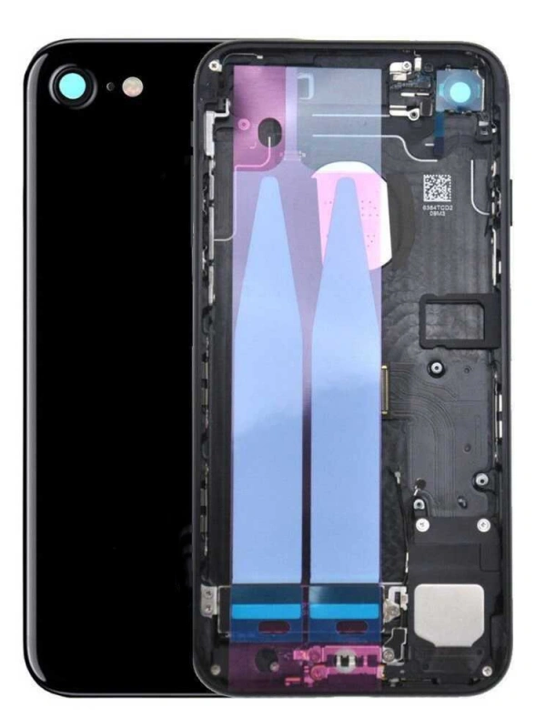 Apple Uyumlu iPhone 7 Kasa Jet Black Dolu