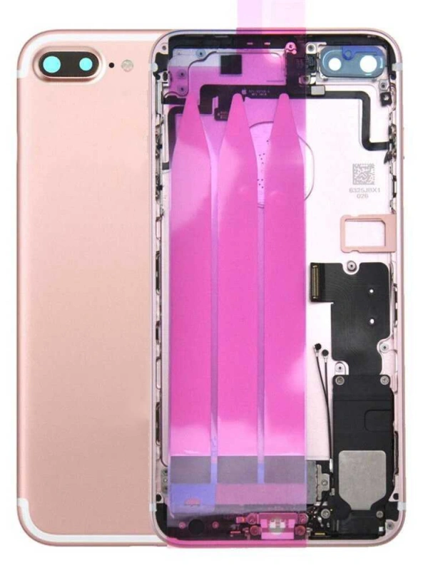 Apple Uyumlu iPhone 7 Plus Kasa Rose Dolu