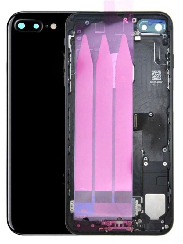 Apple Uyumlu iPhone 7 Plus Kasa Jet Black Dolu