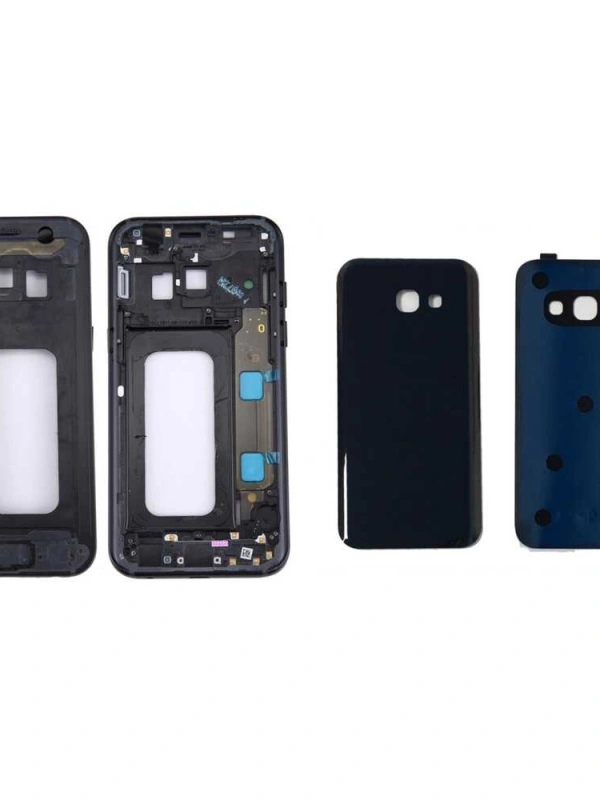 Samsung Uyumlu Galaxy A320 Kasa Kapak Siyah Çıtasız