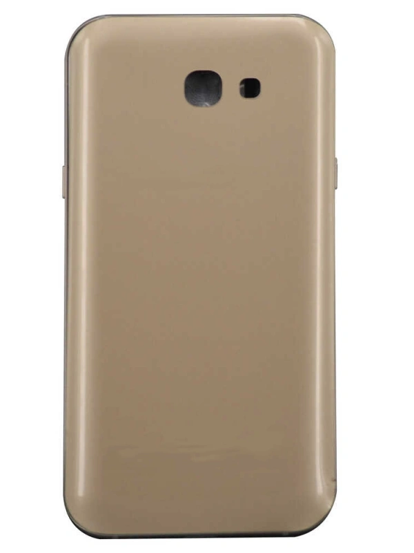 Samsung Uyumlu Galaxy A720 Kasa Kapak Gold Çıtasız