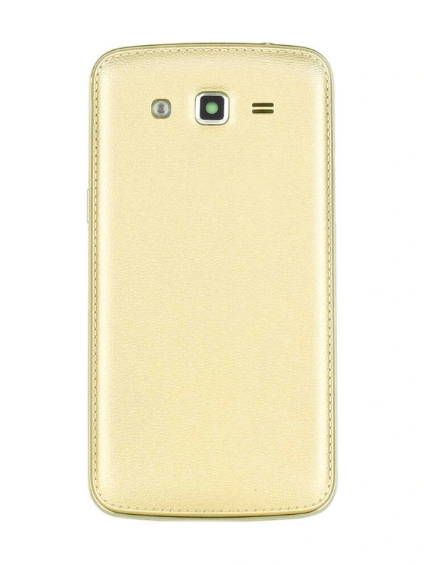 Samsung Uyumlu Galaxy Grand 2 G7106 Kasa Kapak Gold Duos Çıtasız