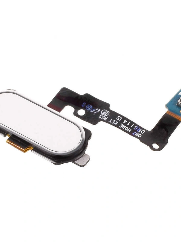 Samsung Uyumlu Galaxy J7 Prime G610 Home Parmak Okuyucu Filmi Flex Beyaz