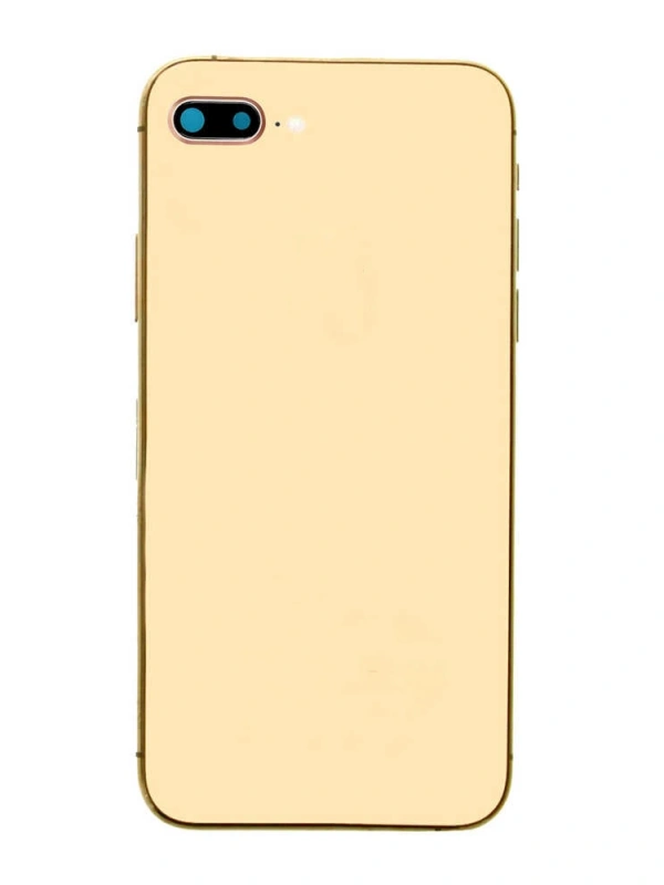 Apple Uyumlu iPhone 8 Plus Kasa Kapak Gold Dolu