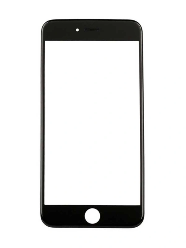 Apple Uyumlu iPhone 6s Plus Lens Ocalı Çıtalı Siyah