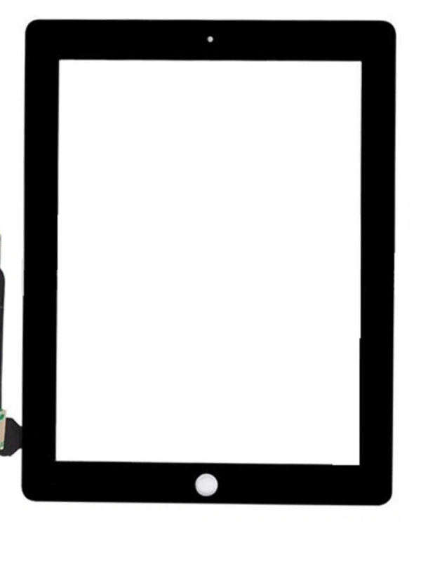 Apple Uyumlu iPad 4 Touch Home Tuşsuz Siyah