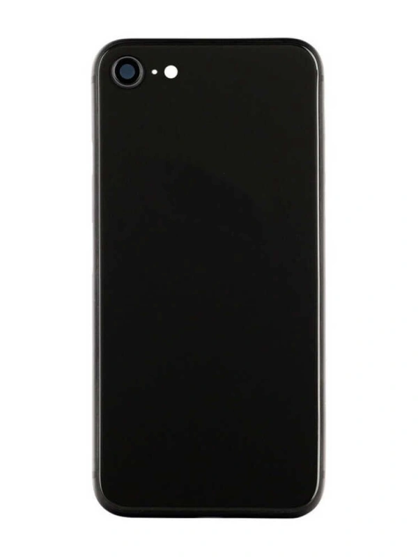 Apple Uyumlu iPhone 8 Kasa Kapak Siyah Dolu