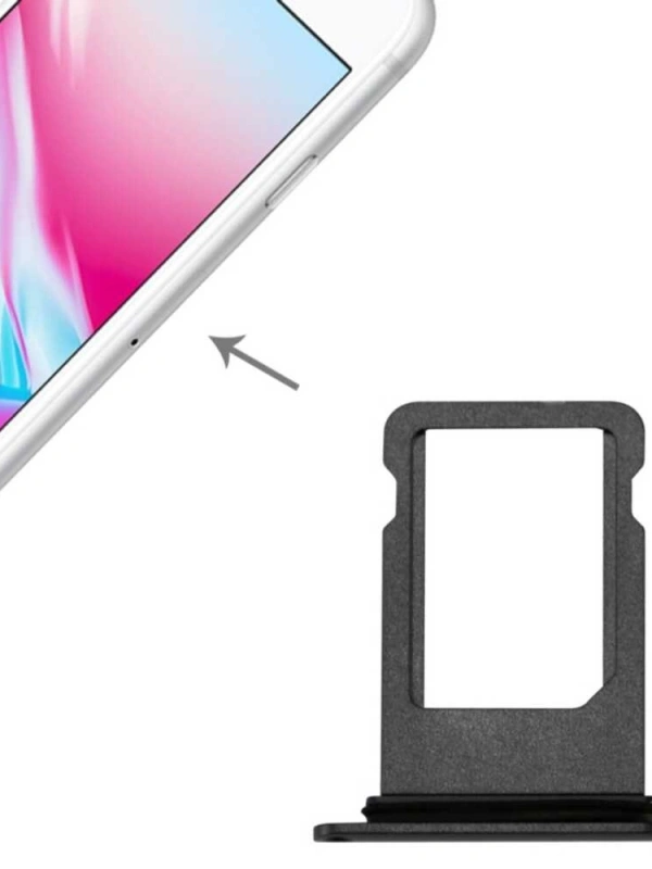 Apple Uyumlu iPhone 8 Sim Kart Tepsisi Siyah