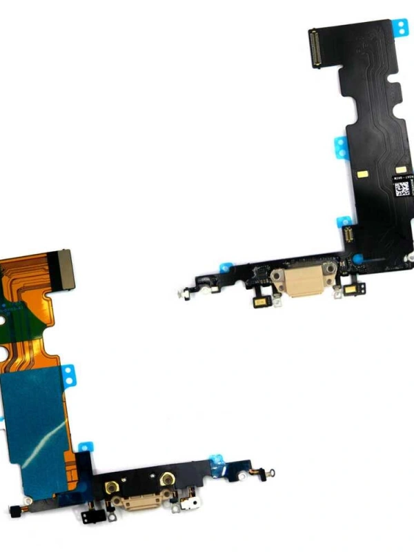 Apple Uyumlu iPhone 8 Plus Şarj Soketli Mikrofon Filmi Flex Gold