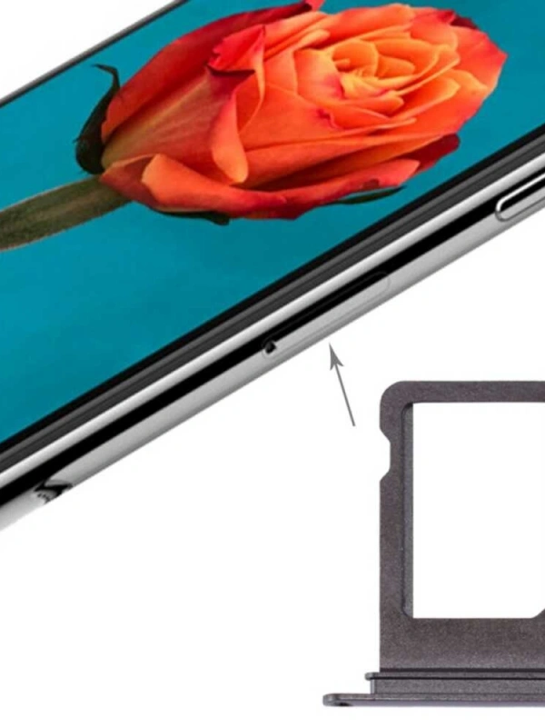 Apple Uyumlu iPhone X Sim Kart Tepsisi Siyah