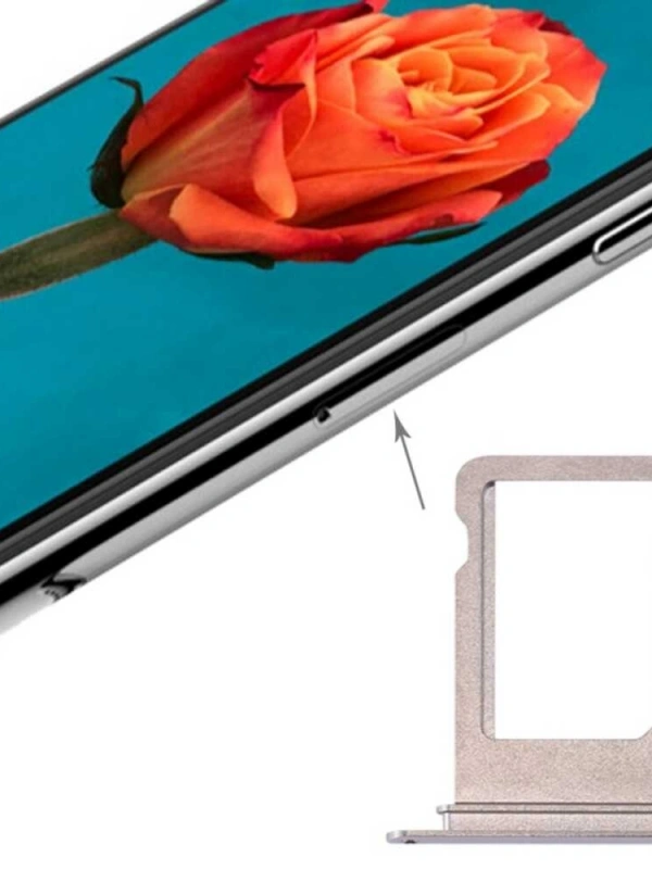 Apple Uyumlu iPhone X Sim Kart Tepsisi Silver