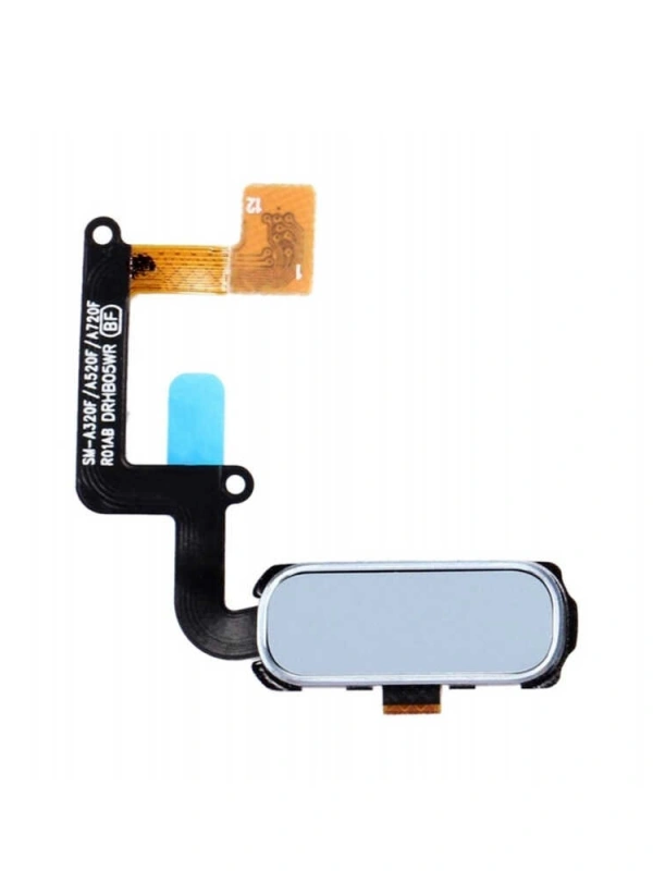 Samsung Uyumlu Galaxy A520 Home Tuş Bordu Filmi Flex Mavi