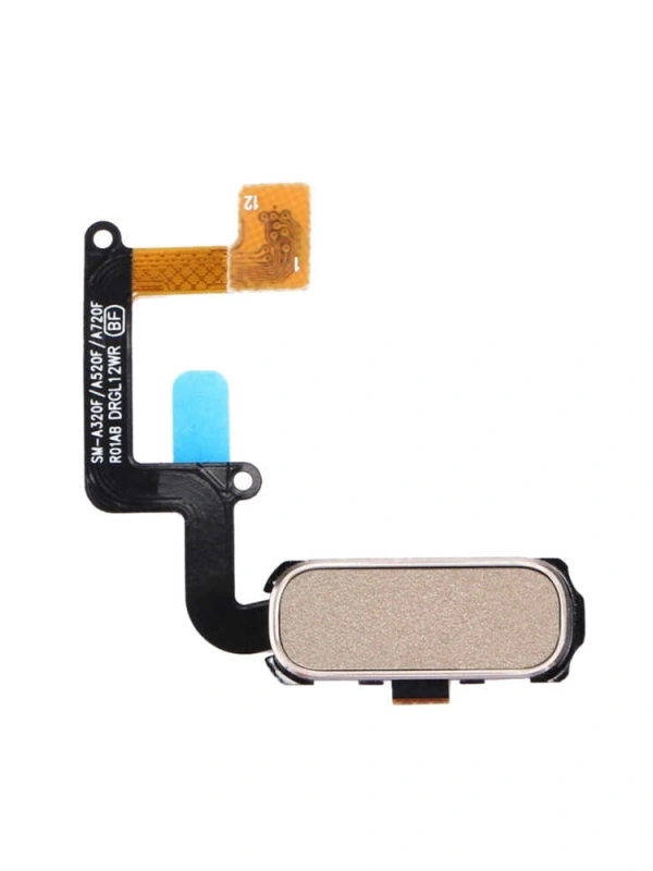 Samsung Uyumlu Galaxy A520 Home Tuş Bordu Filmi Flex Gold