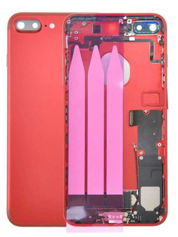 Apple Uyumlu iPhone 7 Plus Kasa Kırmızı Dolu