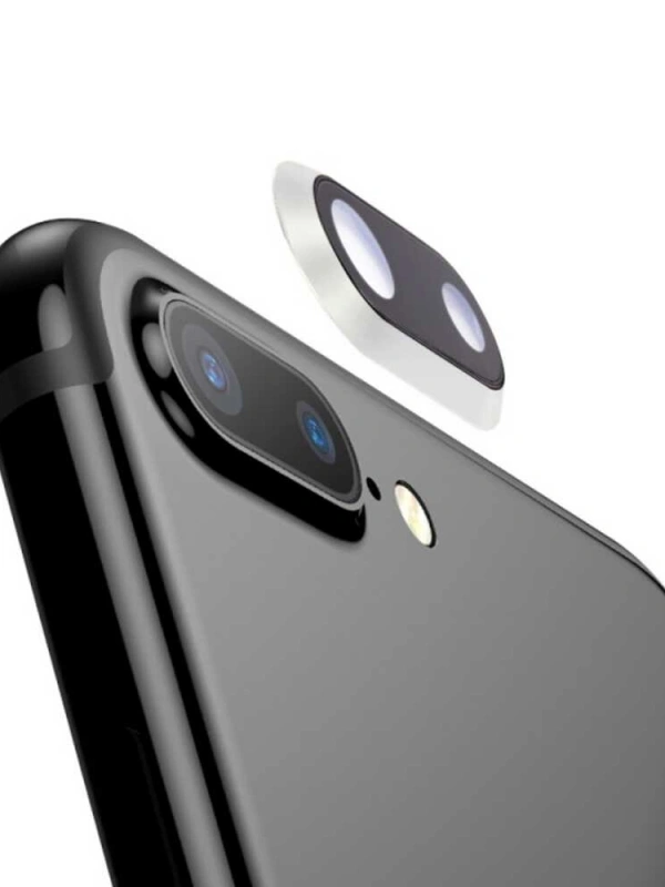 Apple Uyumlu iPhone 8 Plus Kamera Lensi Beyaz