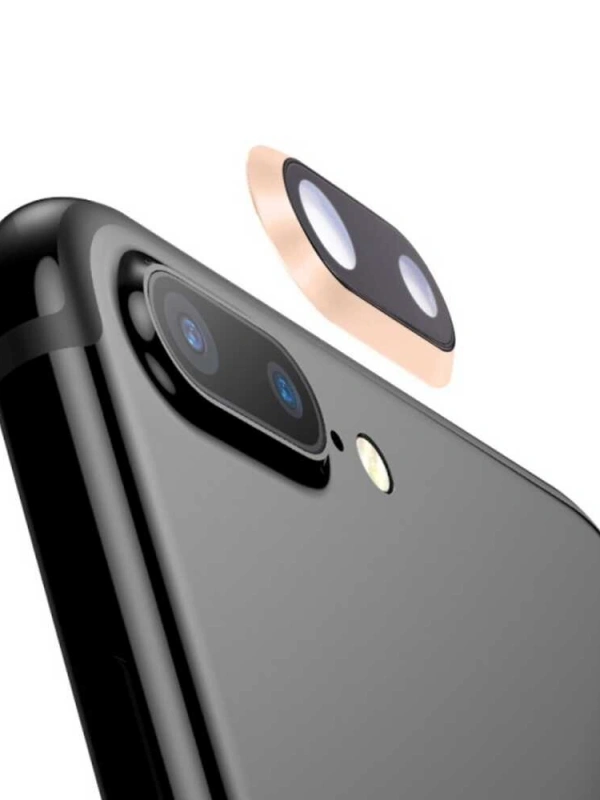 Apple Uyumlu iPhone 8 Plus Kamera Lensi Gold