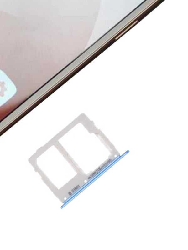 Samsung Uyumlu Galaxy C5 Pro C5010 Sim Kart Tepsisi Mavi