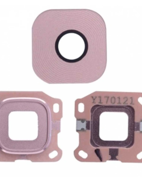 Samsung Uyumlu Galaxy C7 Pro C7010 Kamera Lensi Rose