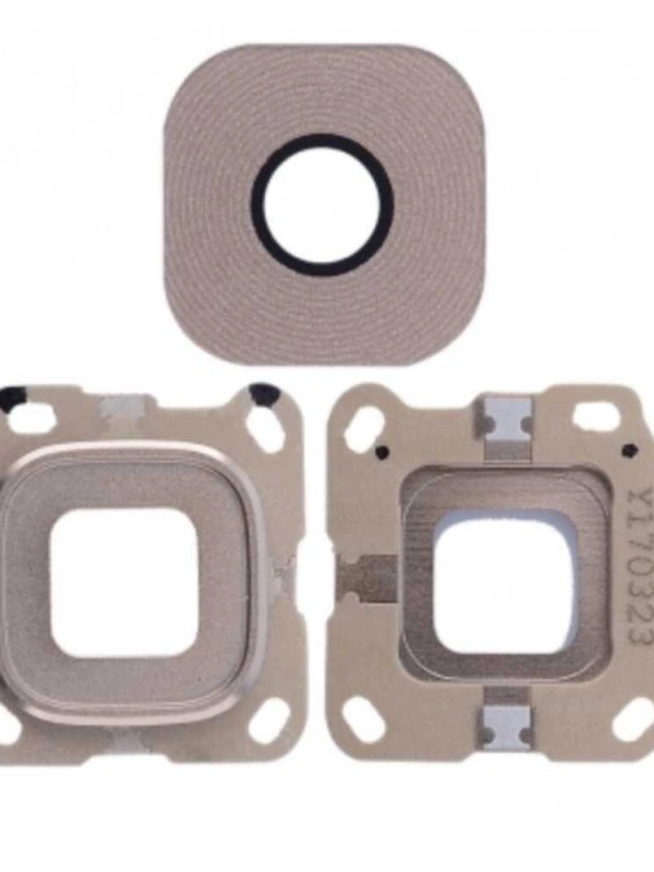 Samsung Uyumlu Galaxy C7 Pro C7010 Kamera Lensi Gold