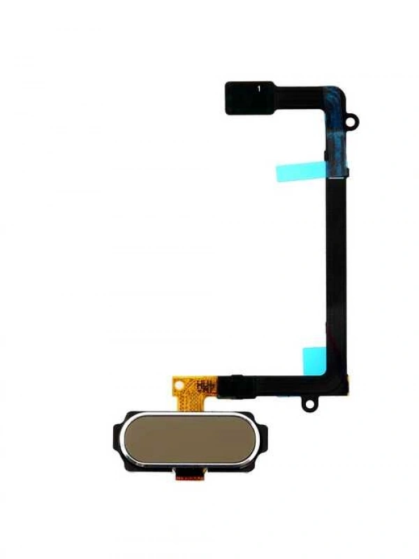 Samsung Uyumlu Galaxy S6 Edge G925 Home Tuş Bordu Filmi Gold