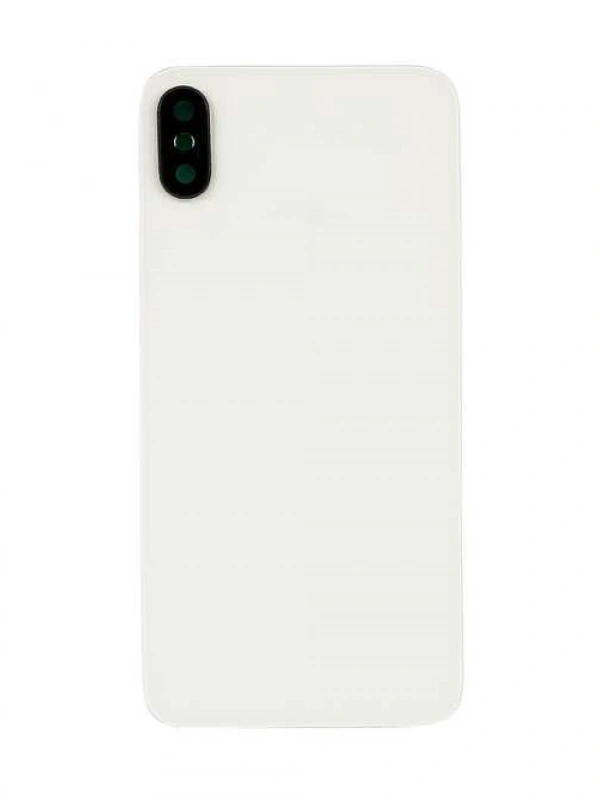 Apple Uyumlu iPhone X Arka Kapak Kamera Lensli Beyaz