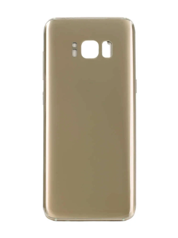Samsung Uyumlu Galaxy S8 G950 Kasa Kapak Gold Çıtalı