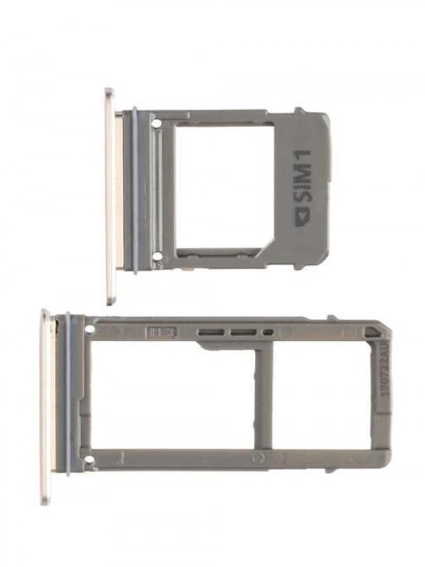 Samsung Uyumlu Galaxy A320 Sim Kart Tepsisi Gold Çift