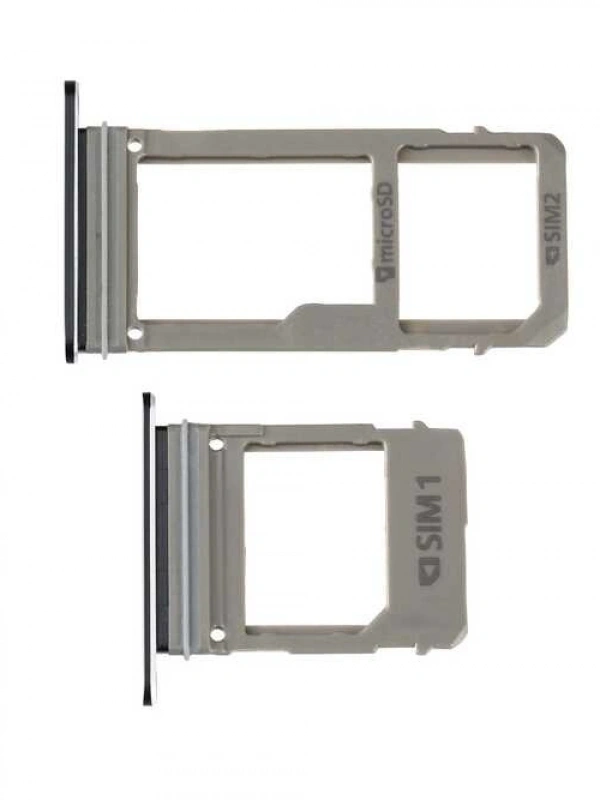 Samsung Uyumlu Galaxy A320 Sim Kart Tepsisi Siyah Çift